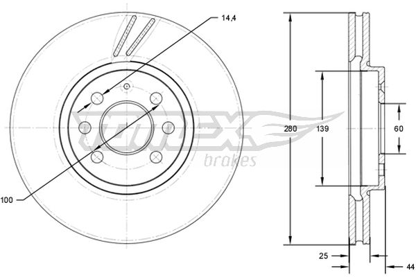 TOMEX Brakes TX 71-20...